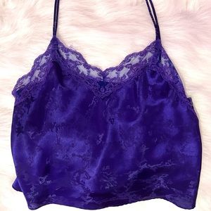 Lingerie Cacique Purple Tank